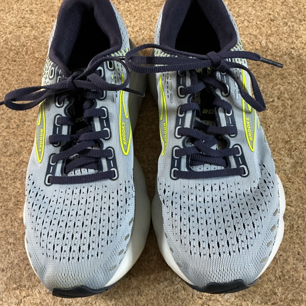 Brooks Gray and Yellow Running Shoes